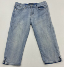 Rock  Republic Roskilde Capris Jeans Womens 10 Blue Straight 18.5" Inseam