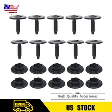 Retenedores y tuercas tipo empuje parachoques/rejilla 20 piezas - para GM 11610747/11610748