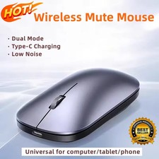 Wireless Mouse Type-C Charging Silent Click Portable Ergonomic Lightweight Offic