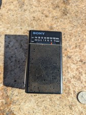 Sony ICF-P26 Portable Pocket FM/AM Radio Built-in Speaker - Tested  Working