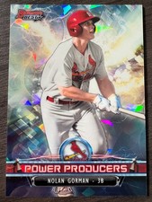 2018 Bowman's Best Nolan Gorman Power Producers Atomic Refractor draft year
