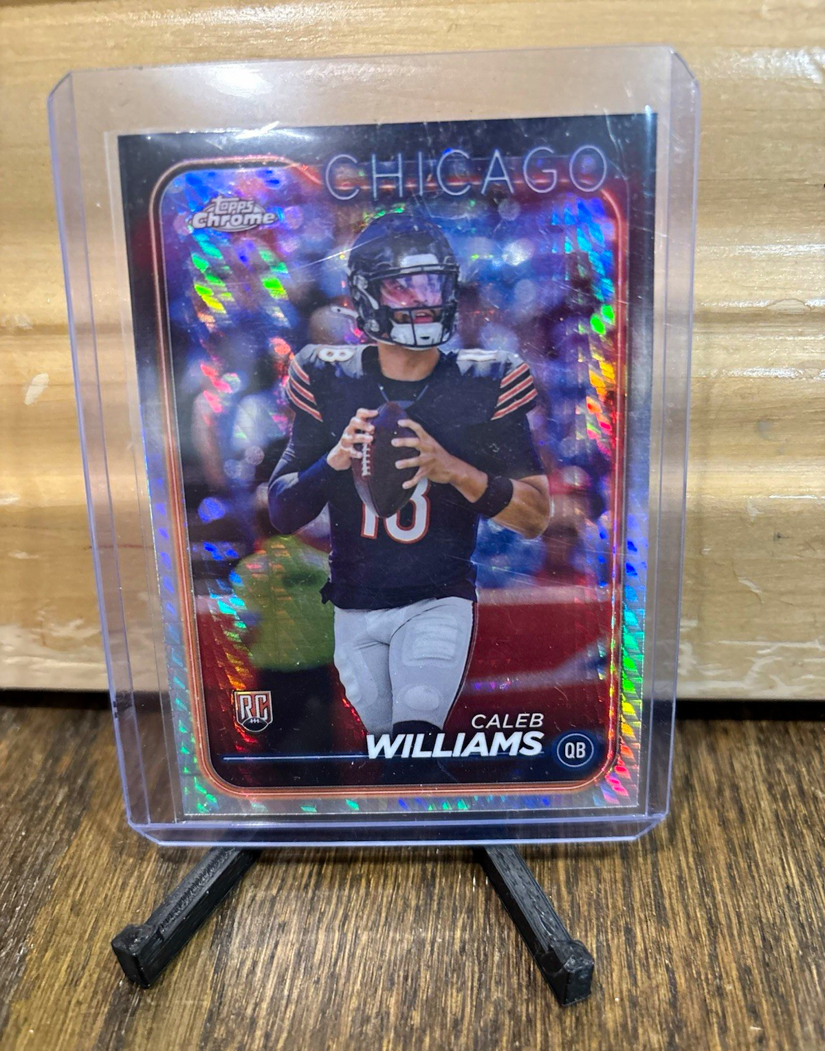 Topps Chrome 2024 Caleb Williams Rookie Prism Refractor #202 Bears NFL