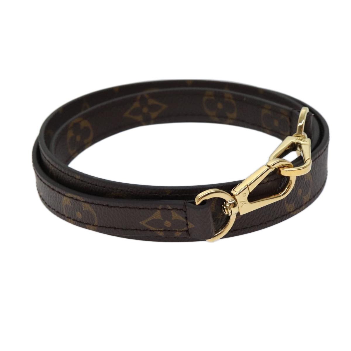 Louis Vuitton レザー ストラップ ベルト LOUIS VUITTON Monogram Shoulder Strap 42.1