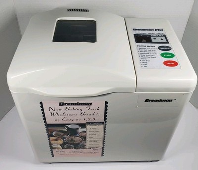 Breadman Plus Automatic Bread Maker, Model TR 700 (White) *Video*