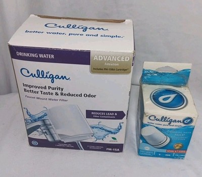 200 Gallon Culligan FM 15A Faucet System With Extra 15RA Filter Replacement  