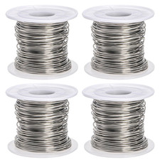 4 Pack 18 Gauge Stainless Steel Wire 1Mm Jewelry Wire for Craft