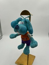 Vintage Fisher-Price Blue's Clues Nylon Bath Time Blue Plush Stuffed Toy 2005