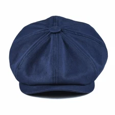 Botvela Men Newsboy Cap 100% Cotton Twill Summer Gatsby Beret Driving Cabbie Hat