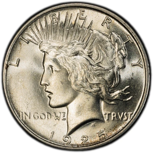 1925-P PCGS High-End MS65 (Gem) Peace Dollar w/ Brilliant & Immaculate Surfaces
