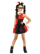 DC's Harley Quinn Costume Girls Size Small 6/6x By Rubies