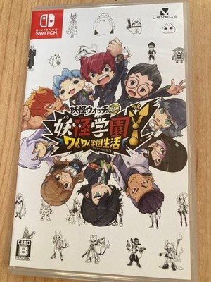 Nintendo Switch Yo-Kai watch Yokai Gakuen Y Wai Wai School Life Used Video Game