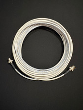 Belden 1855A BNC Male to BNC Male 30 FT Cable White 
