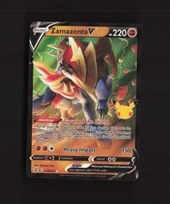Zamazenta V 018/025 Celebrazioni Carta Pokemon Holo Ultra Rara NM