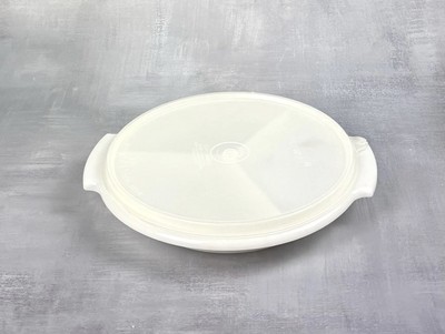 Vintage 1970's Tupperware Divided SUZETTE 3 Section Dish 608 w/Seal 0138