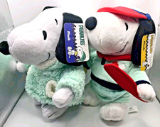 Peanuts Snoopy Plush Toy Pickleball  Winter Set Of 2 11" Stuffed 2024 Plushies