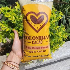 Raw Cacao Beans, 16 OZ, 454GR, 100% CACAO