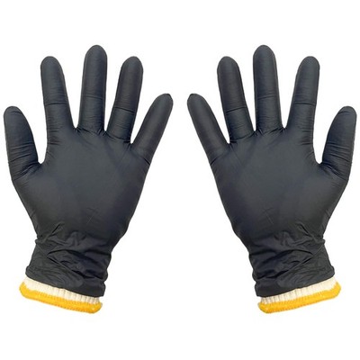 BBQ Gloves 4 Cotton Glove Liners Washable & 100 Nitrile Gloves Heat Resistant...