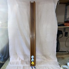 Red Wood 21 Ball GOLF BALL Display Case Cabinet Handmade In My Woodshop 35x3.5  