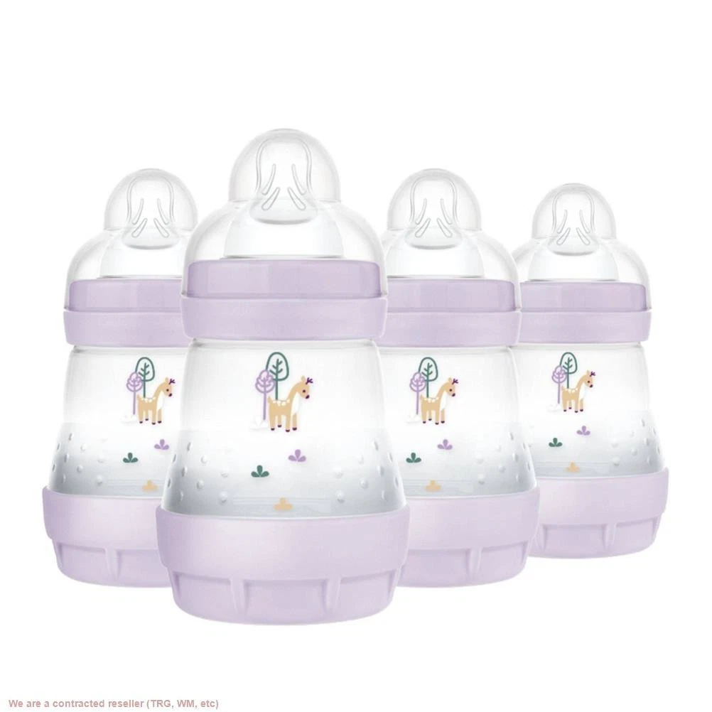 MAM Easy Start Anti-Colic Baby Bottle - Purple - 5oz/4pk
Opens in a new window or tab