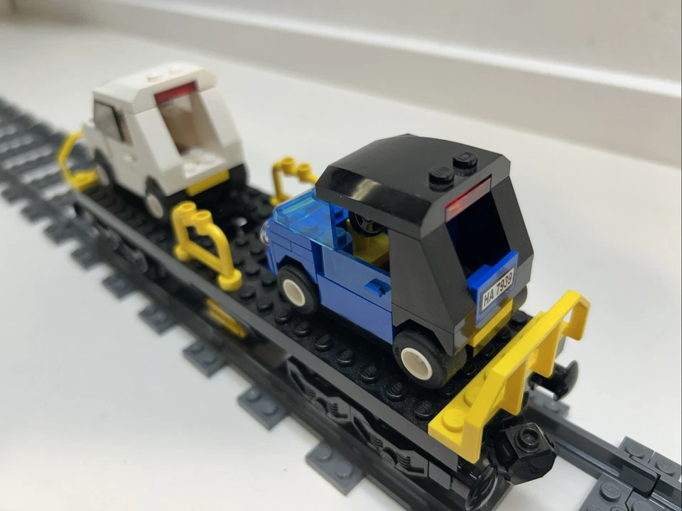 Lego® RC TRAIN Ferrocarril 7939 Vagón Carro Carga CARRO VEHÍCULO TRANSPORTADOR Foto 2 de 4