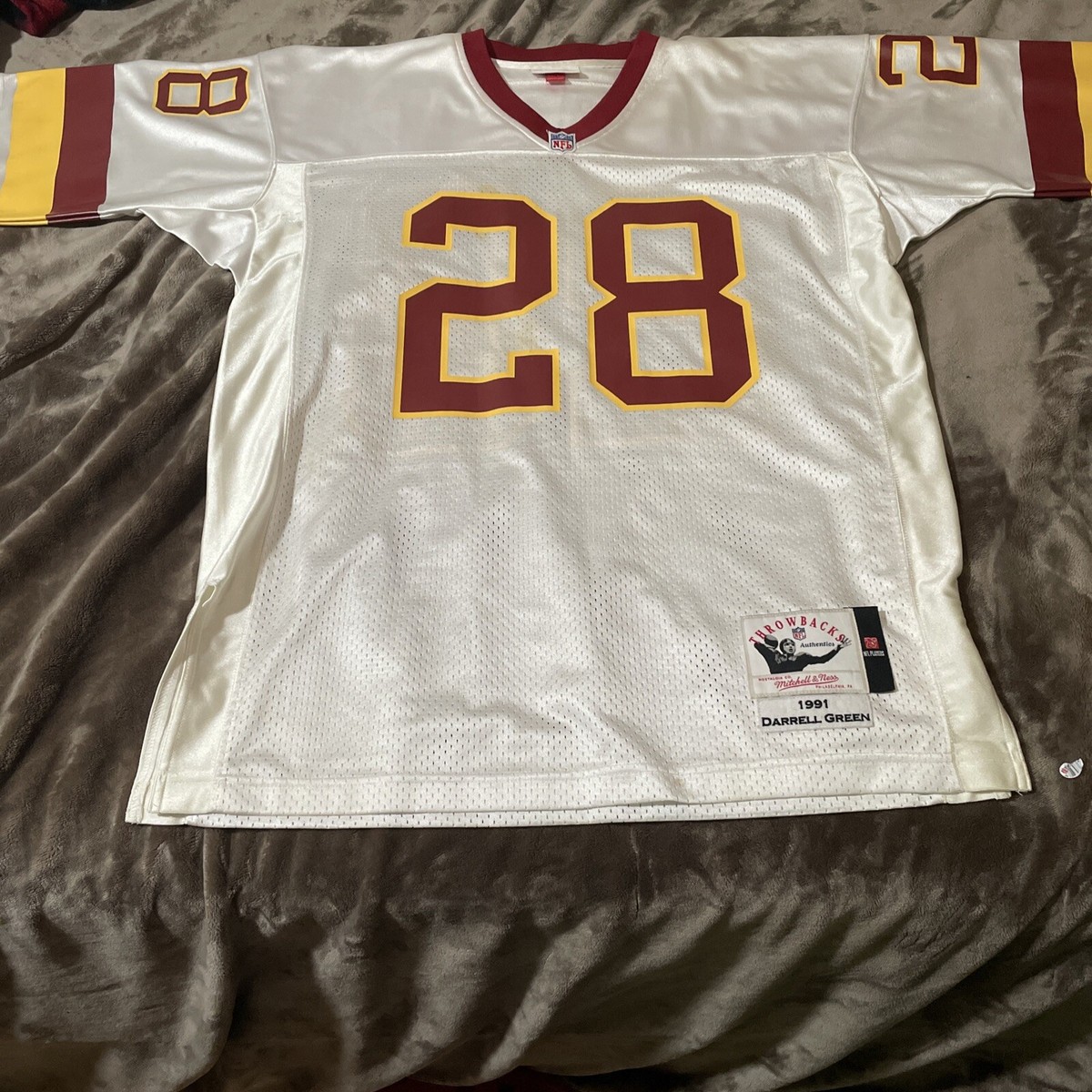 Washington Redskins Mitchell and Ness Authentic #28 Darrell Green