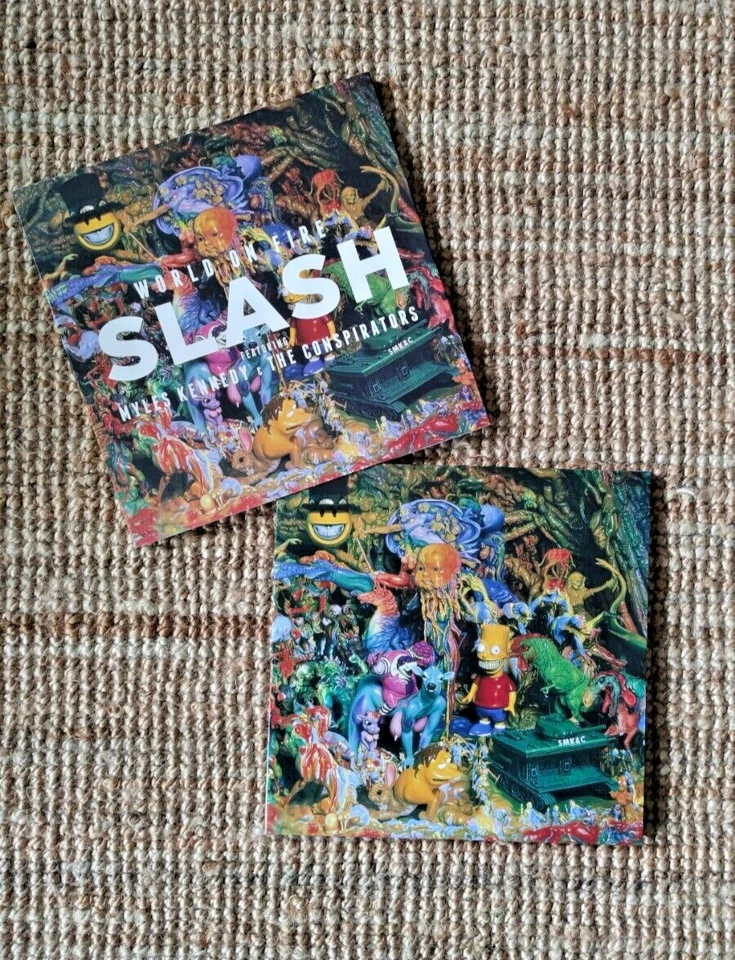SLASH WORLD ON FIRE VINYL 2 LP - Photo 3/4