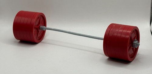 WWE Large Barbell Gym Accessory Mattel Figur Requisite 1/12 H3