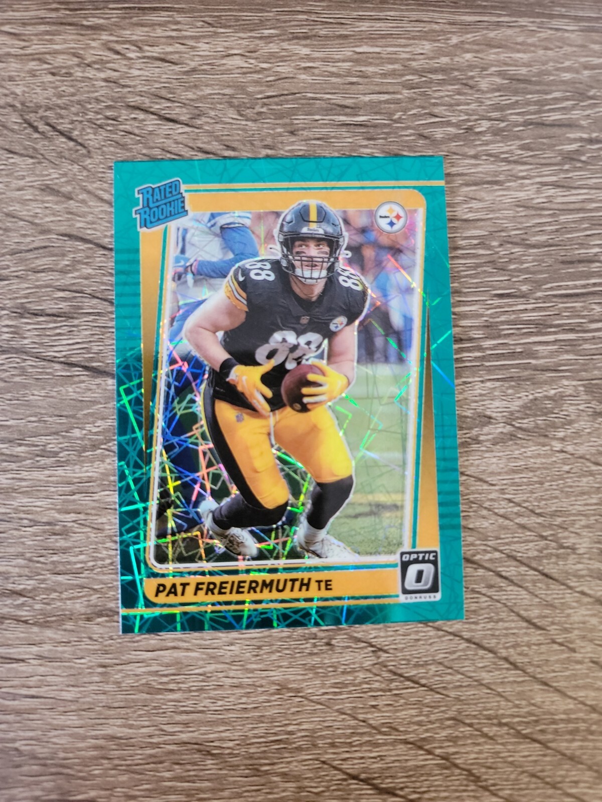 PAT FREIERMUTH - 2021 Panini Donruss Optic Rated Rookie RC Green Velocity #232