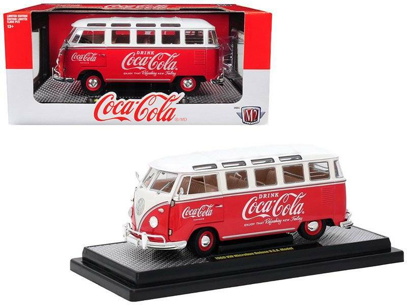 1960 VW microbús Deluxe Usa Modelo Coca Cola Edición Limitada Rojo nuevo sádico 1960 VW microbús Deluxe Usa Modelo Coca Coca Coca Cola Edición Limitada Rojo nuevo estilo