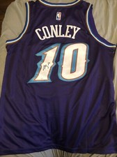 Mike Conley Utah Jazz Autographed Jersey JSA Certified