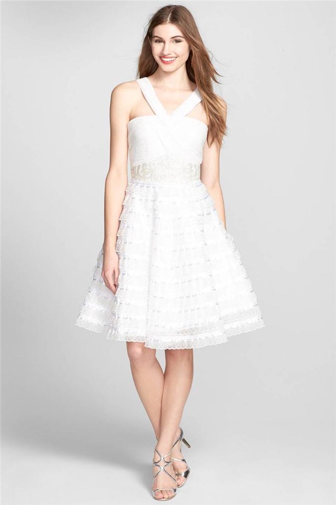 Sue Wong Mixed Media A-Line Dress, 8 Sue Wong Mixed Media A-Line Dress, 8