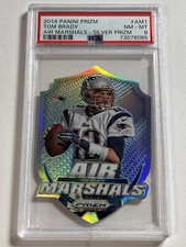 2014 Prizm Air Marshals Prizm Refractor Tom Brady #Am1 PSA 8 Low Pop