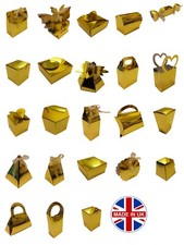 Luxury Gold Gift Favour Boxes For Weddings - Parties - Christenings - Engagement