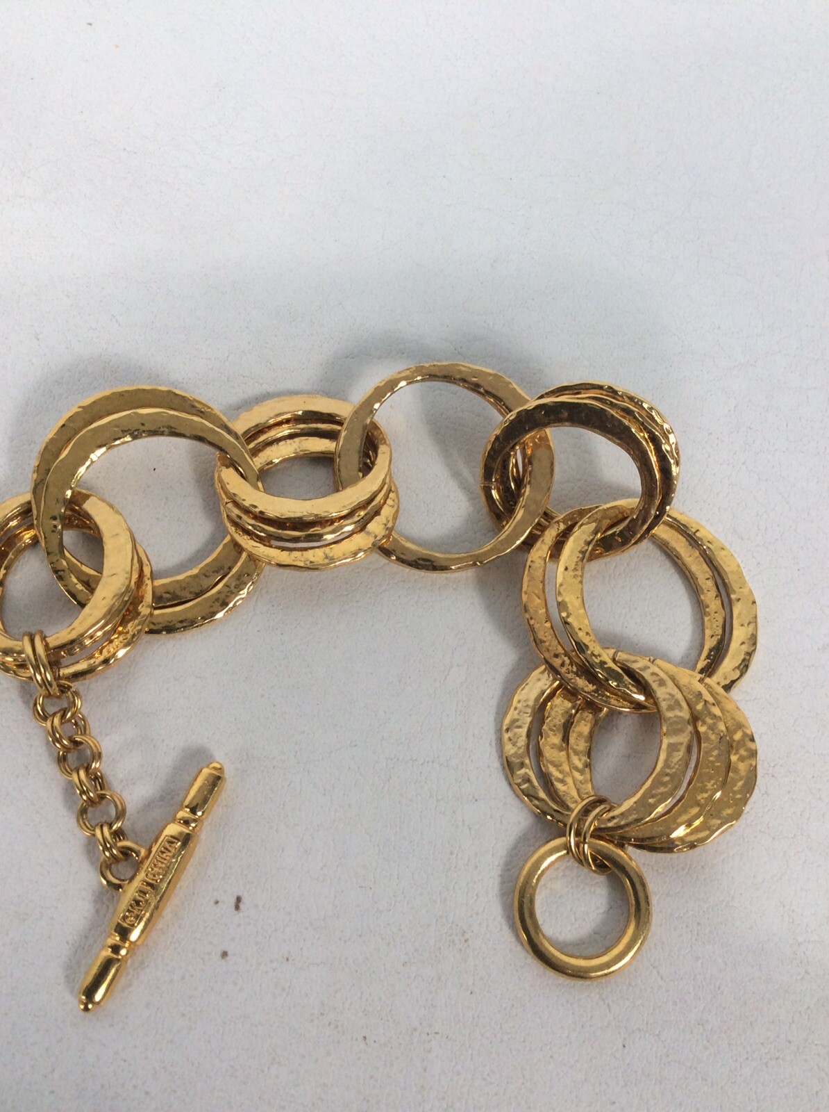 Beautiful KJL Kenneth Jay Lane Modernist  gold to… - image 3
