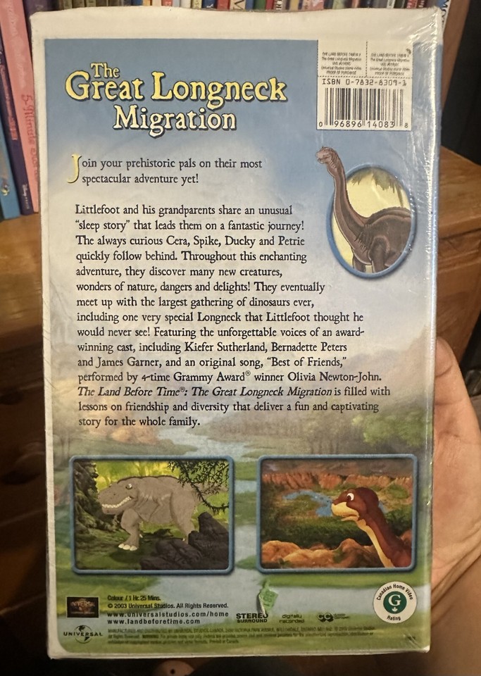 The Land Before Time X: The Great Longneck Migration (VHS, 2003 ...