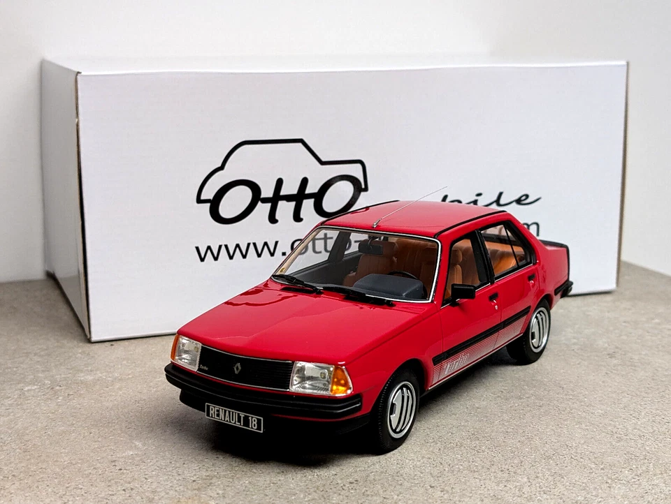 1:18 Otto Mobile Renault 18 Turbo rojo OT849 NUEVO - Imagen 2 de 4