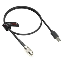 Timecode Cable for Sony FX3 FX30 A7S3 A1 DIN to Micro USB SYNC Exten Cable 35cm-