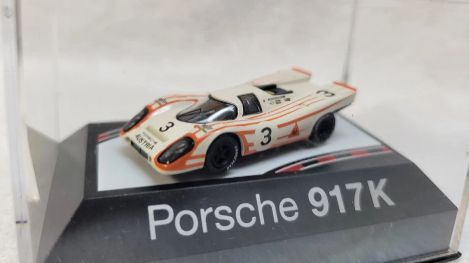 1/87 Brekina Porsche 917K blanco #3 "Austria" 1970 Daytona; firmado por Vic Elford Foto 3 de 3