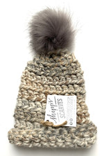 Shipps Scarves Kids Handmade Winter Stocking Knit Beanie Hat Made in USA