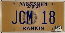 Vanity JCM 18 2018 licence plate John Jack Jay James Jacob Jon Jan Jim Joe Jared