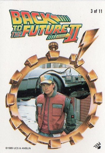 Tarjetas coleccionables individuales de Regreso al futuro (película) 1989 a la venta - Imagen 62 de 67