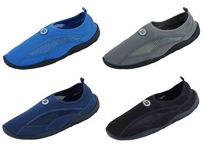 Men's Water Shoes Aqua Socks Slip on Pool Beach Surf Athletic Colors,  Sizes