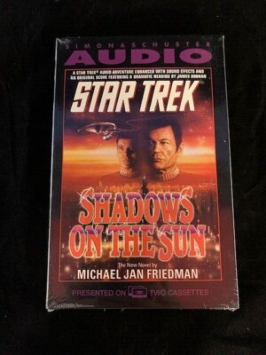 Star Trek 2 Cassette Audio Book ''Shadows on the Sun'' by Michael Friedman 1993