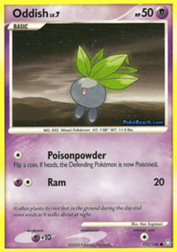 Pokemon - Oddish - 112/146 - Common - Legends Awakened - LP