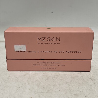 MZ Skin Brightening & Hydrating Eye Ampoules 9 AMPOULES New