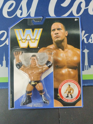 The Rock WWE Retro Action Figure 2017 Mattel Moves...