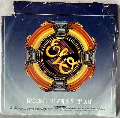 Vintage XANADU ELECTRIC LIGHT ORCHESTRA: I'm Alive/ Drum