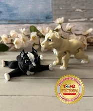 3D Printed Articulating Pitbull w/ Cropped or Uncropped Ears - Toonz Factory