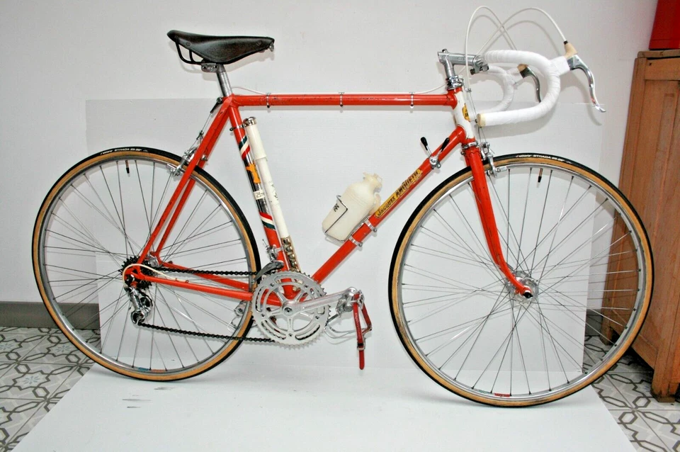 ANCIEN VELO DE COURSE PRO ANQUETIL BIC CAMPAGNOLO RECORD 1967 OLD BIKE EROICA 60 - Photo 2/4