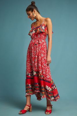 knee length dresses for ladies Royal Zuri Ankara/African Print Midi Dress M main image 1